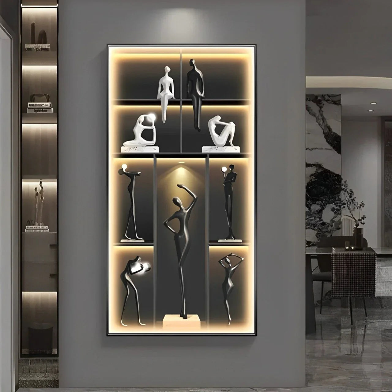 PLATINARTZ® AbstractGlow LED Wall Lamp