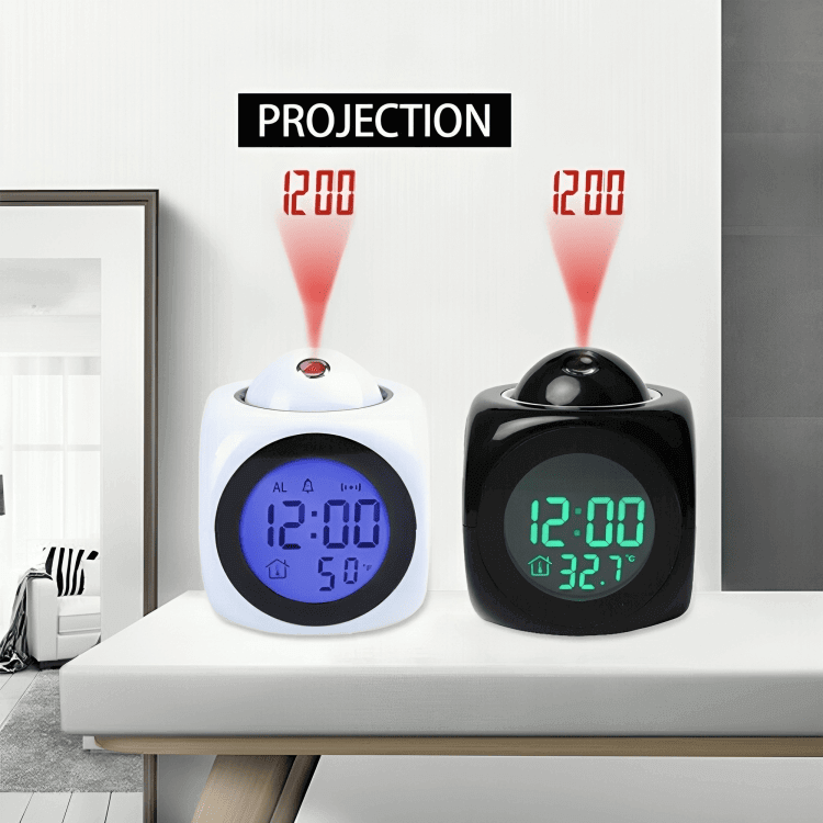 PLATINARTZ® RadiantView Projection Clock