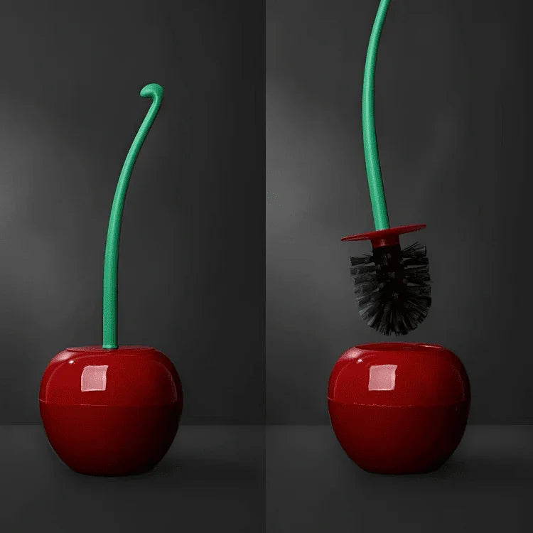 PLATINARTZ® CherryBliss Toilet Brush Set