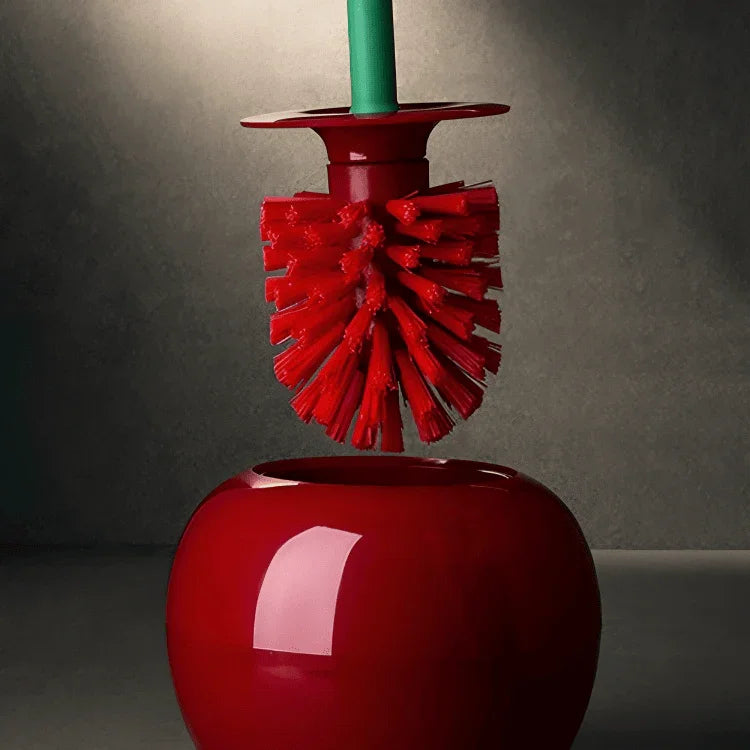 PLATINARTZ® CherryBliss Toilet Brush Set