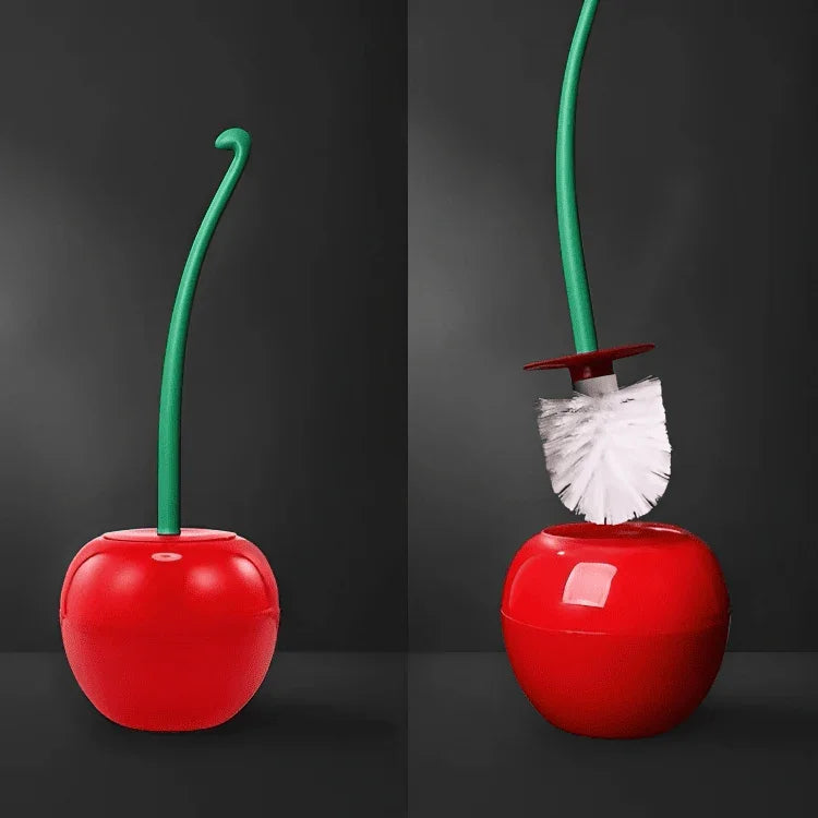 PLATINARTZ® CherryBliss Toilet Brush Set