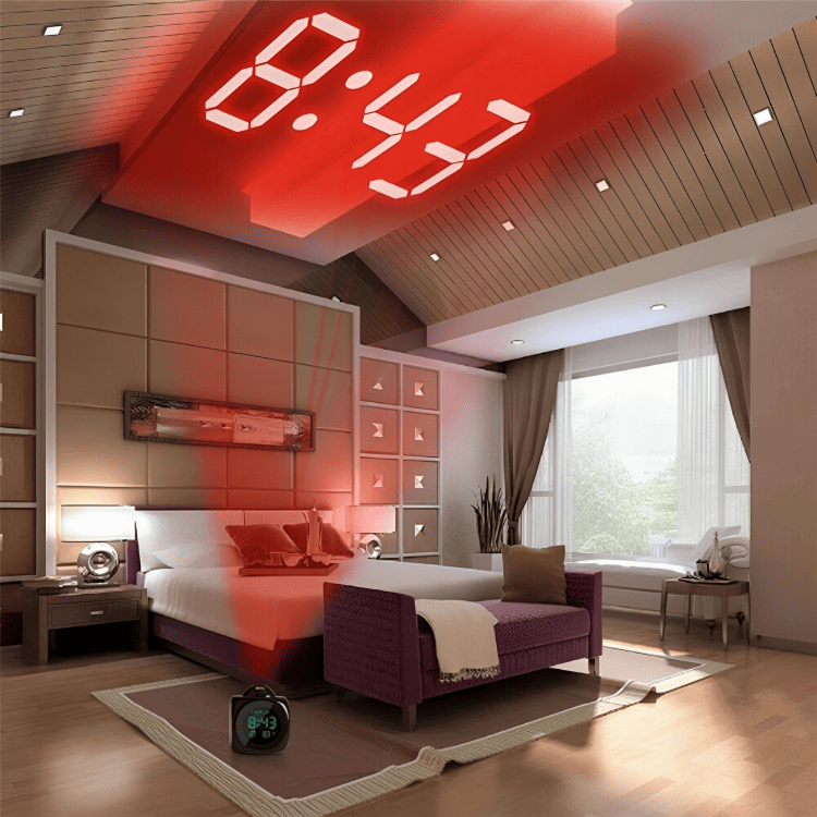 PLATINARTZ® RadiantView Projection Clock