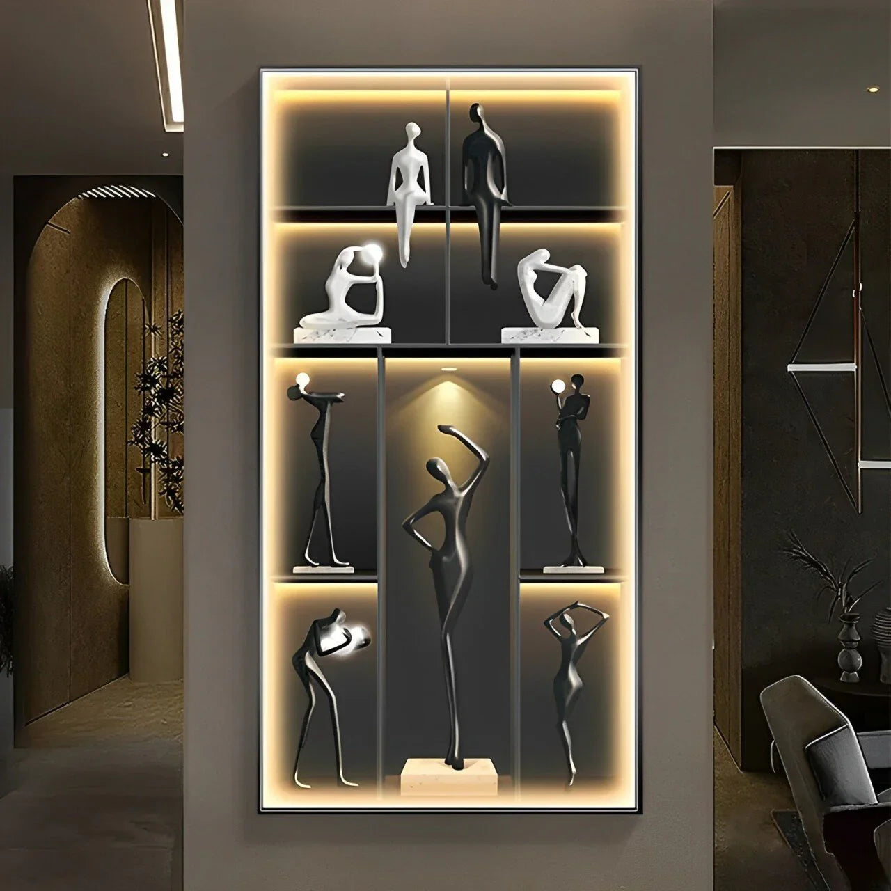PLATINARTZ® AbstractGlow LED Wall Lamp