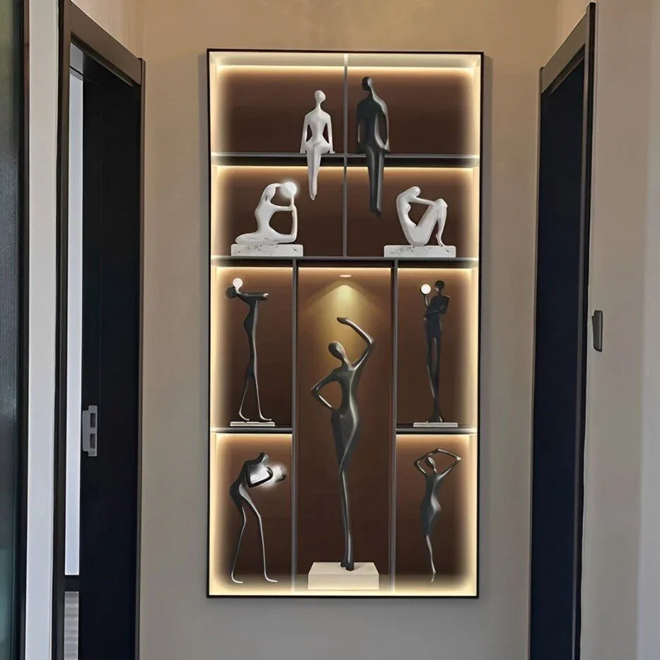 PLATINARTZ® AbstractGlow LED Wall Lamp