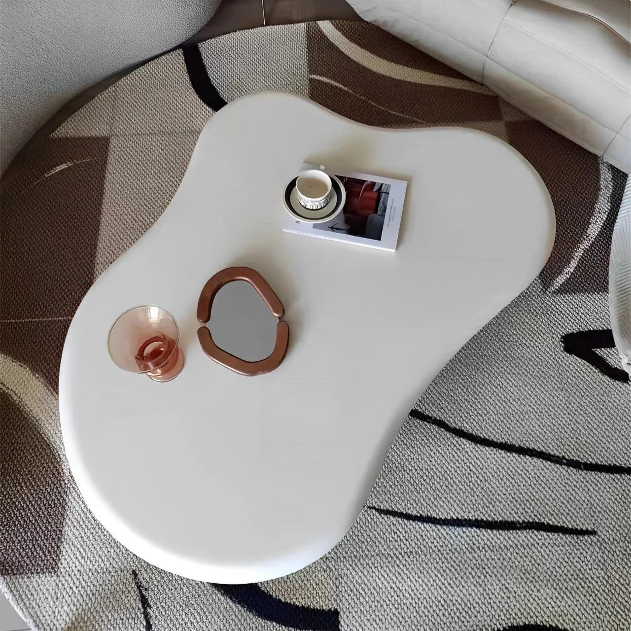 PLATINARTZ® NordicCloud Wabi-Sabi Tea Table