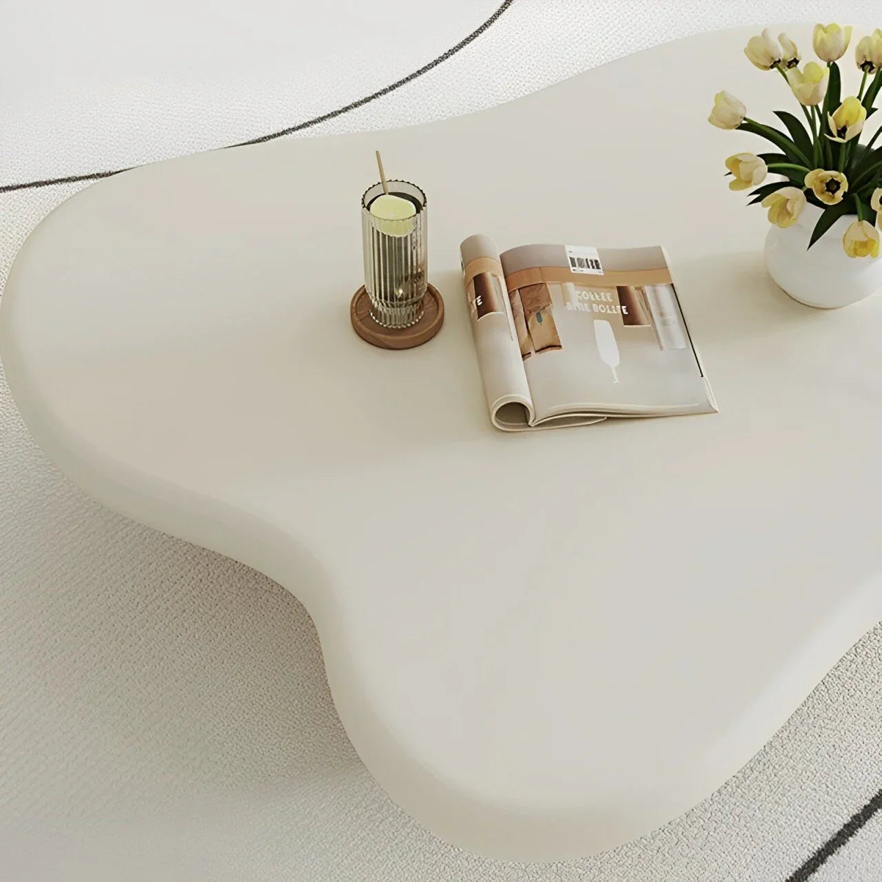 PLATINARTZ® NordicCloud Wabi-Sabi Tea Table