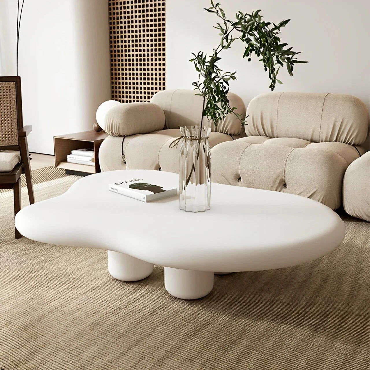 PLATINARTZ® NordicCloud Wabi-Sabi Tea Table