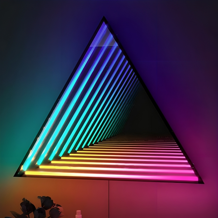 PLTNRTZ® Neon Infinity Mirror