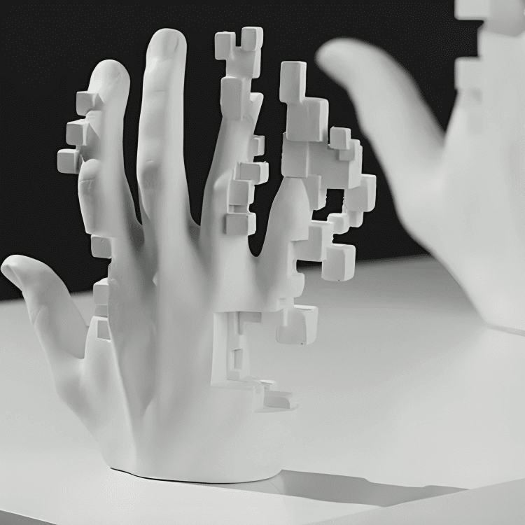 PLTNRTZ® Minimalist Hand Sculpture