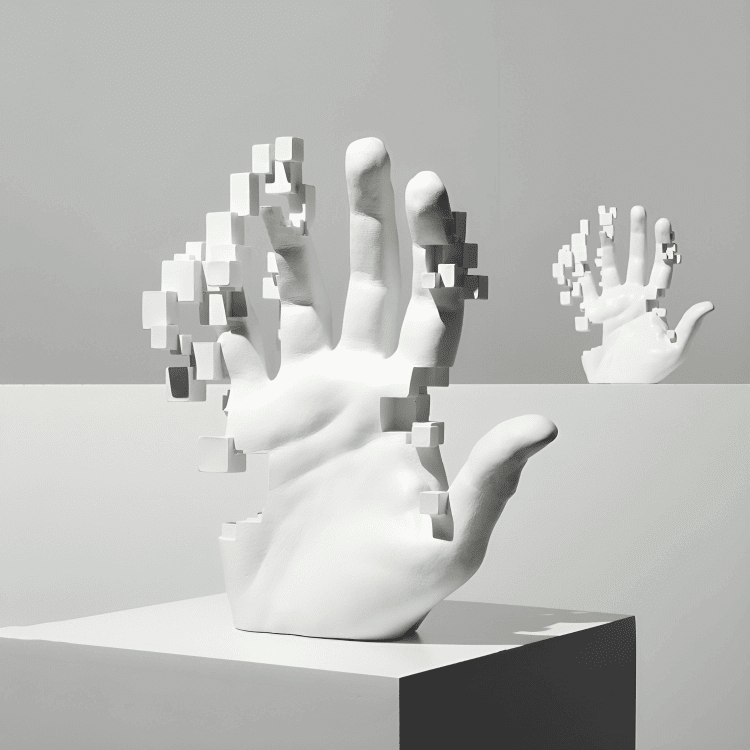 PLTNRTZ® Minimalist Hand Sculpture