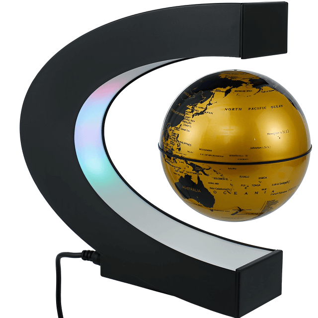 FtA® Gold Magnetic Sphere Lamp - Captivating Illumination