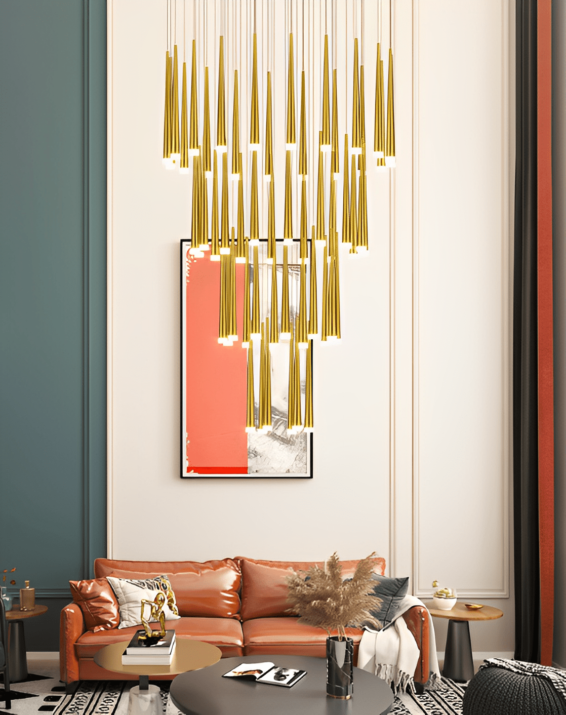 FtA® Golden Enchanted Chandelier Lamp