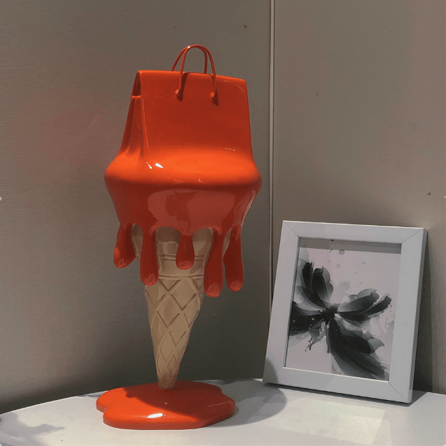 FtA® Dripping Ice Cream Bag Sculpture